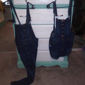 set of seasonal overalls (Summer and Winter )